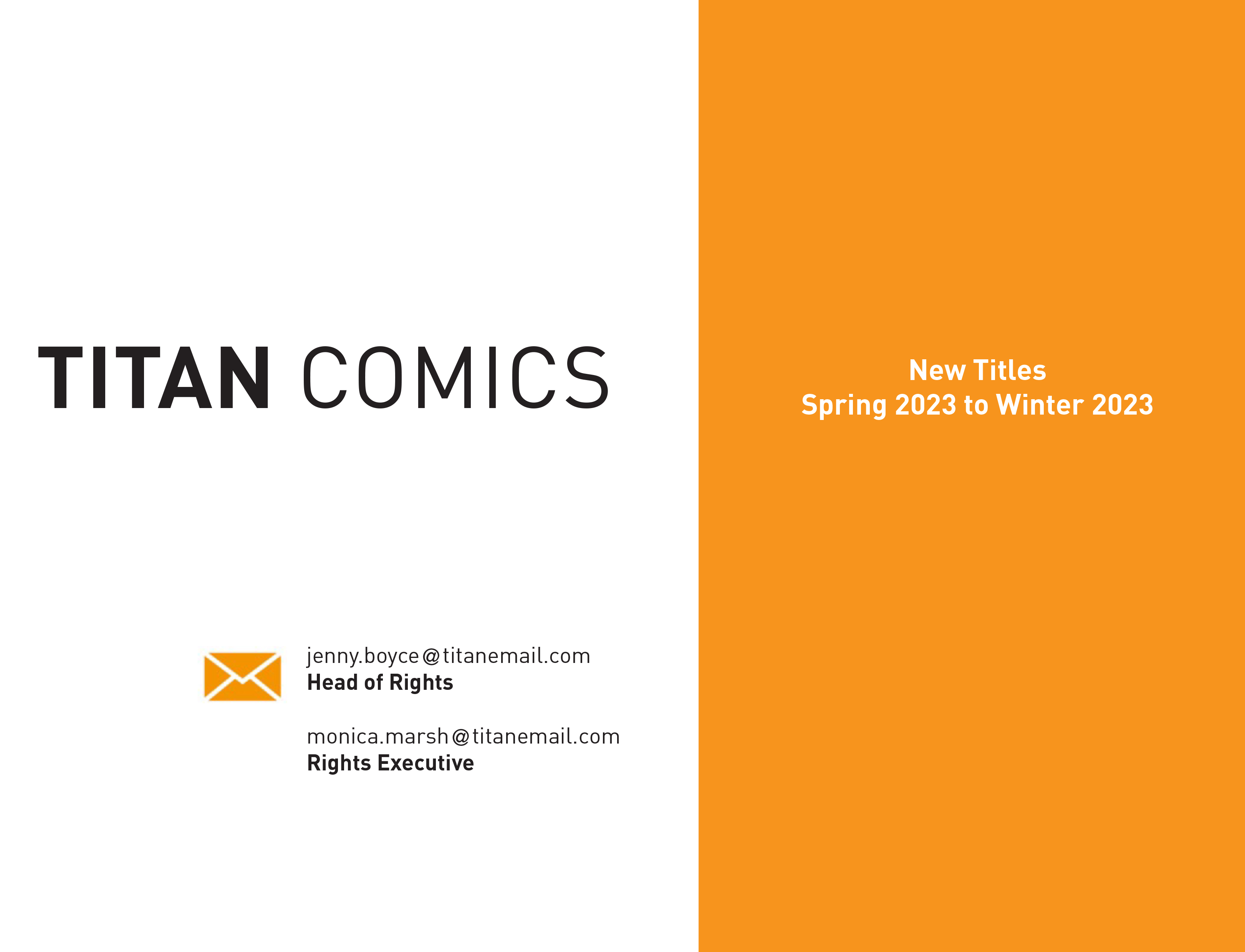 [Preview Image for Titan Comics New Titles 2023]